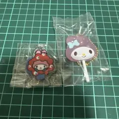 サンリオ ミャクミャクなりきりアクリルチャーム マイメロディ　カラフルキャンディ
