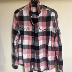 AMERICAN EAGLE チェック柄ネルシャツ M