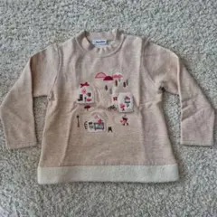 familiar 120cm ベージュ トレーナー