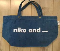 niko and ... デニムトートバッグ