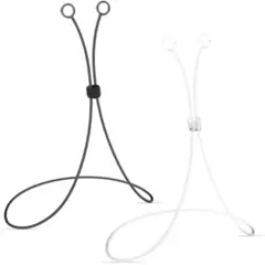 Quietide 耳栓コード クリップ付 紛失防止シリコン紐 絡みにくい