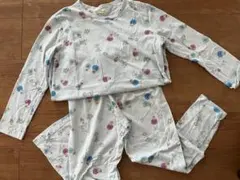 ワコール 長袖パジャマ 125～140cm 青 水色 バレリーナ バレエ