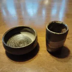 陶器 鉢 湯呑み セット 和食器♡手作り♡