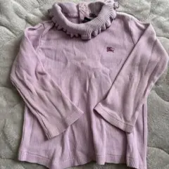 バーバリー ピンク 長袖カットソー 80cm、90cm 汚れあり