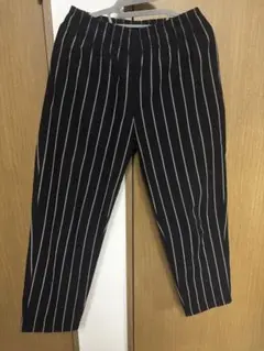ストライプ ワイドパンツ