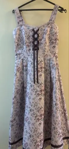 axesfemme ワンピース　ロマンティックローズジャンパースカート　ピンク