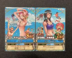 ワンピーベリーマッチ　ナミ＋ロビン　つなぎ絵