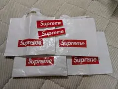 Supreme ショッピングバッグ 4枚セット＆ステッカー2枚付き