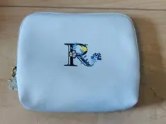 アフタヌーンティー ライトブルーイニシャルポーチ Rのサムネイル