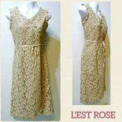 L'EST ROSE【レストローズ】総レースワンピース