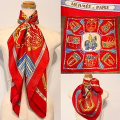 正規エルメスカレ140カシミヤ シルク大判ショールTROPIQUESトロピカル