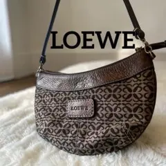 【希少】LOEWE ロエベ アナグラム ショルダーバッグ ポーチ ブラウン