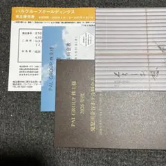 パルグループ　株主優待　１枚のサムネイル