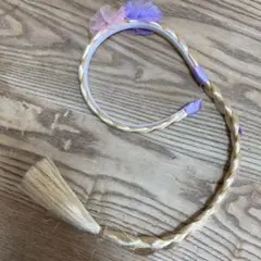 プリンセス　ラプンツェル　髪飾り　つけ毛　ヘアーバンド