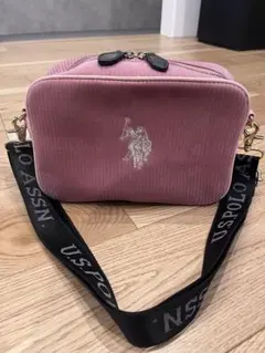 【U.S. POLO ASSN. コーデュロイショルダーバッグ】