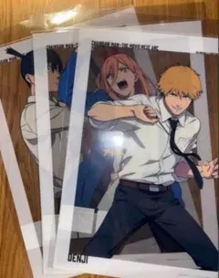 チェンソーマン 劇場版 レゼ篇 A3クリアポスター 完売品 3枚セット