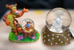 【希少】Disney ミッキーマウス スノードーム オルゴール 三連タイプ 希少】Disney ミッキーマウス スノードーム オルゴール 三連タイプ