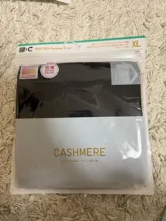 UNIQLO 極暖ヒートテックカシミヤブレンドクルーネックT ブラック