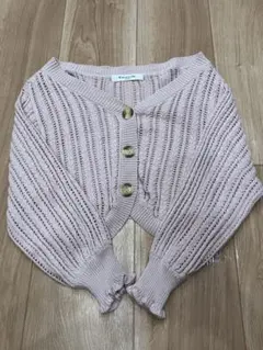 新品未使用✨Emsercite 薄ピンク ニットカーディガン Mサイズ 秋冬服
