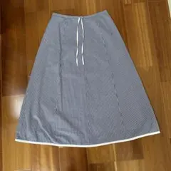 ペイトンプレイス ギンガムチェックロングスカート