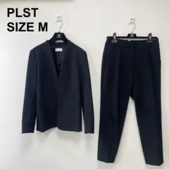 【美品】プラステ　セットアップ　カラーレスジャケット　テーパードパンツ（1058