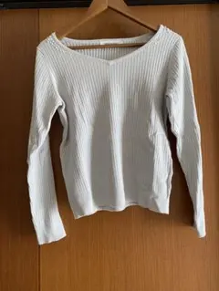 ミッシュマッシュ　グレー　トップス　長袖