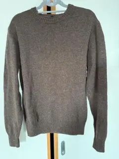 MUJI ウール100%セーター　Mサイズ　ブラウン