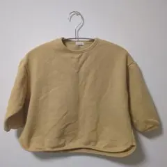 bellabambinaベージュトレーナー L120cm男女兼用 フリース裏地