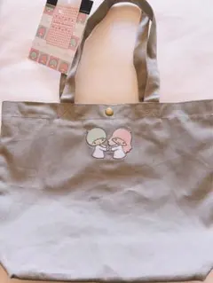 サンリオ　キキララ　トートバッグ　リトルツインスターズ