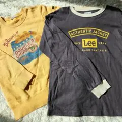 【130~150】ミキハウストイエロー トレーナー Leeカットソー 男の子