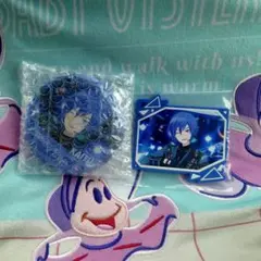 セガラッキーくじ プロセカ×あんスタ D賞缶ミラー E賞ラバキー KAITO