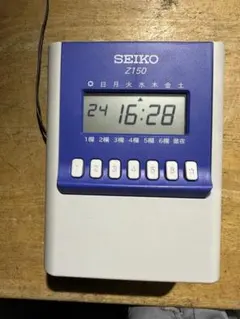 SEIKO Z150 タイムレコーダー Zカード、カードラック付のサムネイル