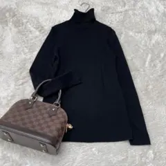 UNIQLO タートルネックニット ウール100 ハイネック 薄手 着回し XL