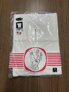 ホワイトタンクトップ Mサイズ イラスト付き