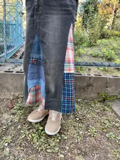 リメイクデニム ファッション