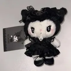 タグ付き 真夜中のメロクロ クロミ ぬいぐるみ マスコット ボール