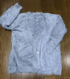 値下げ！アーバンリサーチ　グレー ファー風シャギーカーディガン 長袖