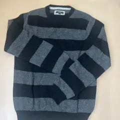 BEAMS HEART ボーダーニット クルーネック L