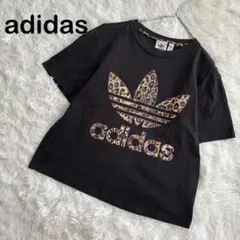 adidas アディダス レオパード柄 半袖Tシャツ XS - メルカリ