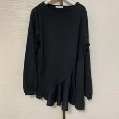 ChocolRaffine ブラック長袖トップス