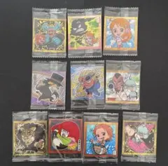 ワンピース にふぉるめーしょん 大海賊ウエハース シール 10枚セット