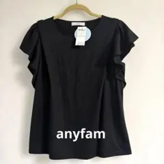 anyfam エニィファム フリルカットソー Tシャツ レディース半袖のサムネイル