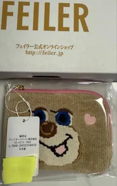 新品未開封　ラブラリー フェイラー ドアップテディガール L字ポーチ
