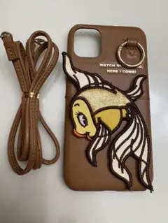 iPhone11ケース ディズニー＊ピノキオ＊ショルダー付き