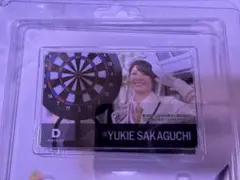 坂口優希恵　ダーツライブカード　シーズンプレイヤー　非売品　サイン入り 坂口優希恵 ダーツライブカード シーズンプレイヤー 非売品 サイン入り