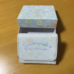 【未使用品　箱付き】すみっコぐらし キャラクター柄 財布　水色