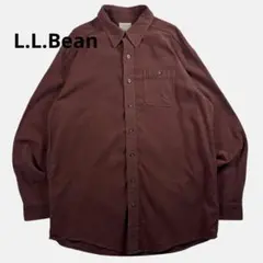 00s L.L.Bean ネルシャツ 長袖 フランネル長袖シャツ L
