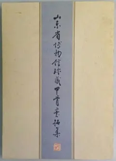 山東省博物館珍蔵甲骨墨拓集　劉敬亭編著　斎魯書社　中国書道