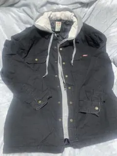 15日以降専用のため購入不可⚠️ フード付きブラックジャケット XL