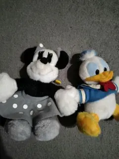 ディズニー　ぬいぐるみ　ミッキー　ミニー　ドナルド